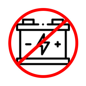 Prohibited item - Batteries