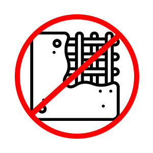 Prohibited item - Concrete