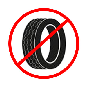 Prohibited item - Tires